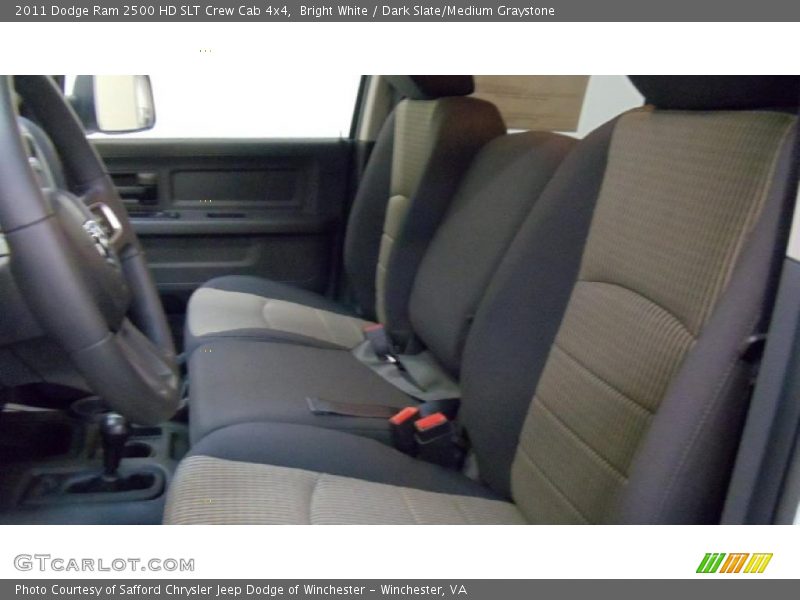 Bright White / Dark Slate/Medium Graystone 2011 Dodge Ram 2500 HD SLT Crew Cab 4x4
