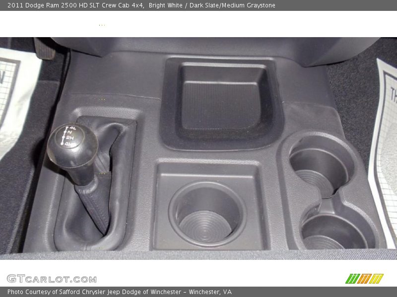 Bright White / Dark Slate/Medium Graystone 2011 Dodge Ram 2500 HD SLT Crew Cab 4x4