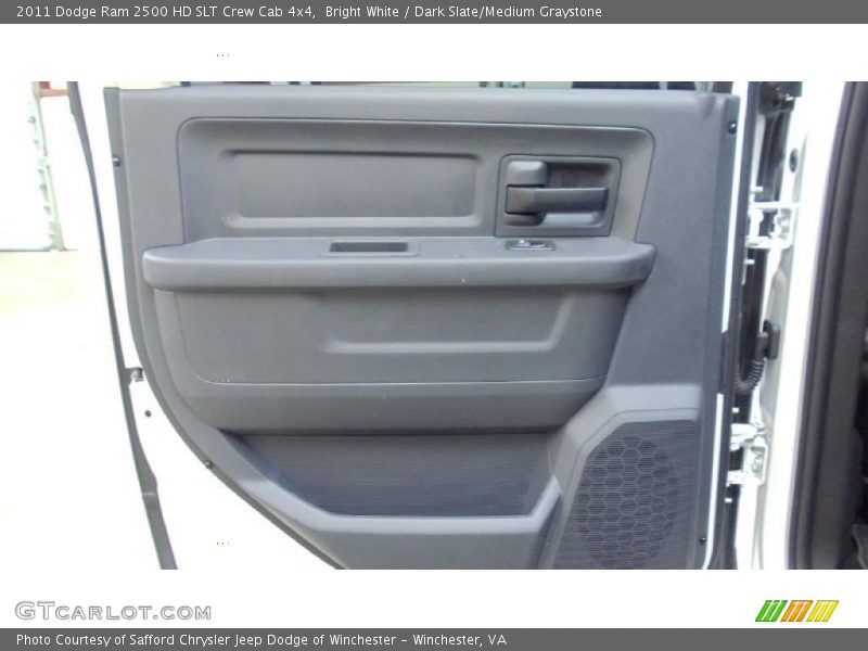 Bright White / Dark Slate/Medium Graystone 2011 Dodge Ram 2500 HD SLT Crew Cab 4x4
