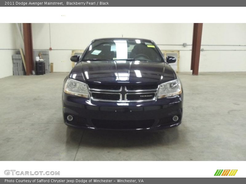 Blackberry Pearl / Black 2011 Dodge Avenger Mainstreet