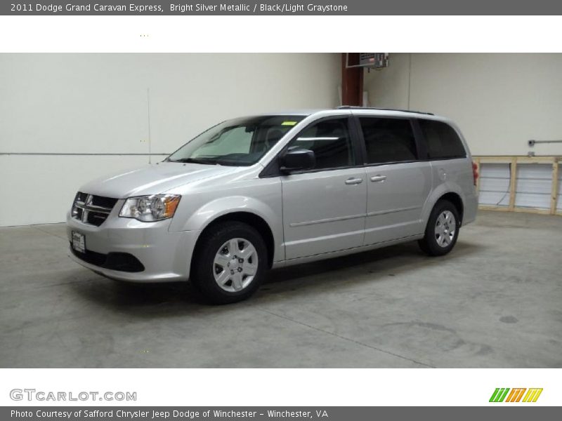 Bright Silver Metallic / Black/Light Graystone 2011 Dodge Grand Caravan Express