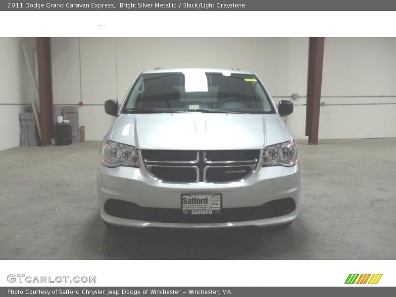 Bright Silver Metallic / Black/Light Graystone 2011 Dodge Grand Caravan Express