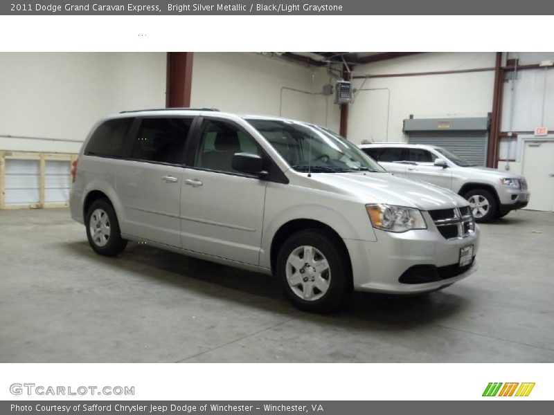Bright Silver Metallic / Black/Light Graystone 2011 Dodge Grand Caravan Express