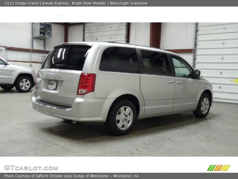 Bright Silver Metallic / Black/Light Graystone 2011 Dodge Grand Caravan Express