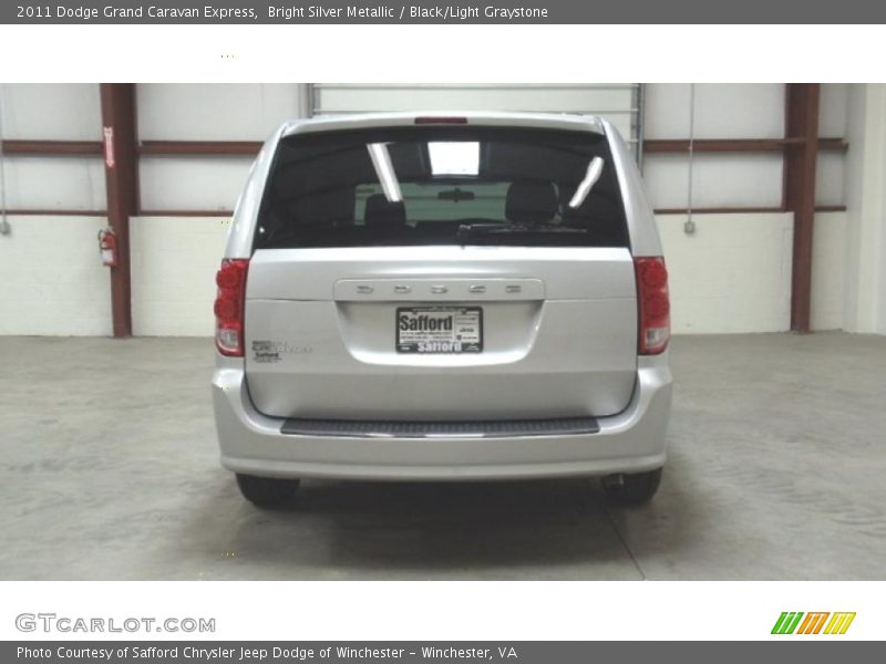 Bright Silver Metallic / Black/Light Graystone 2011 Dodge Grand Caravan Express