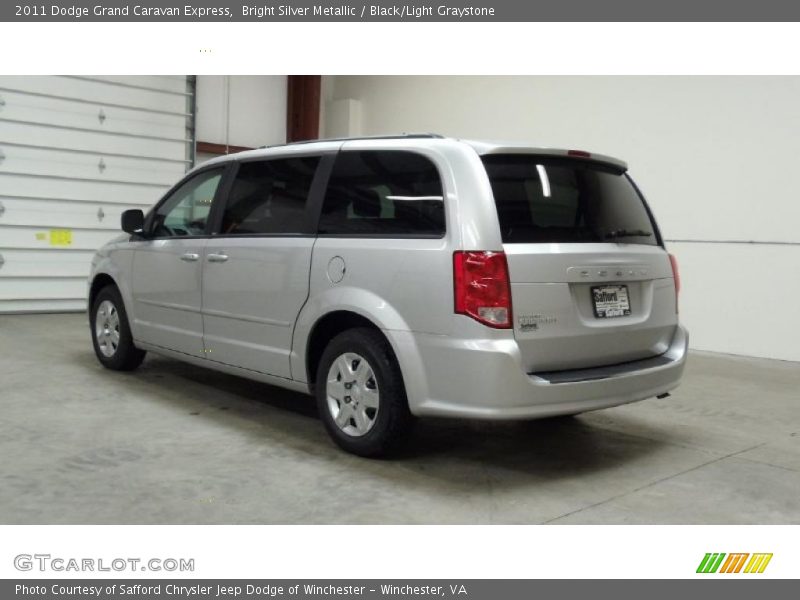 Bright Silver Metallic / Black/Light Graystone 2011 Dodge Grand Caravan Express