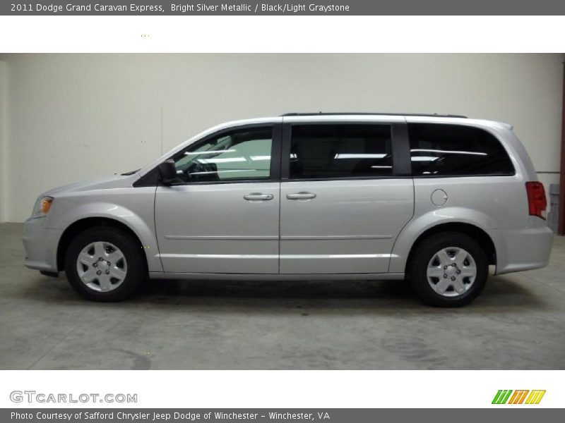 Bright Silver Metallic / Black/Light Graystone 2011 Dodge Grand Caravan Express