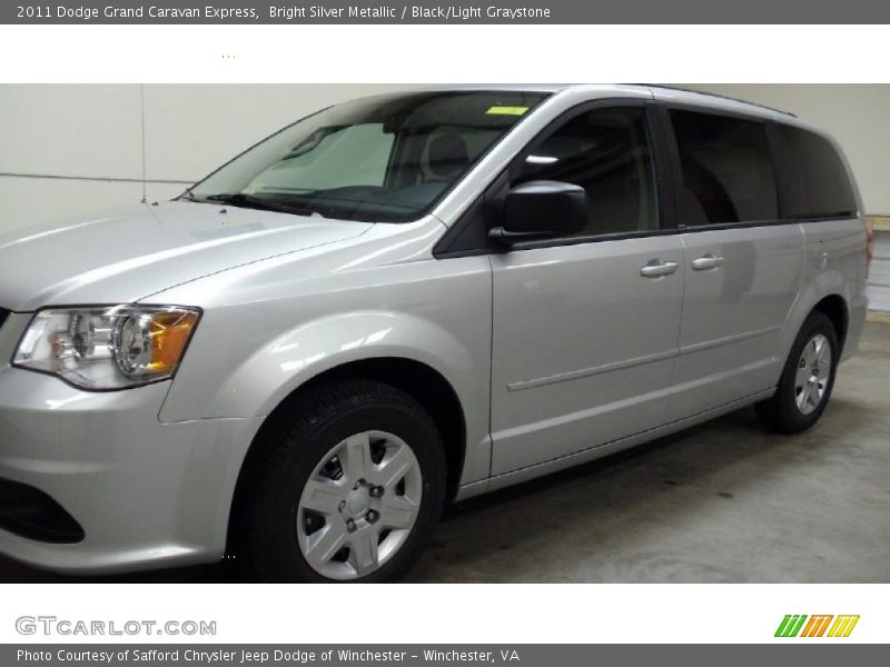 Bright Silver Metallic / Black/Light Graystone 2011 Dodge Grand Caravan Express