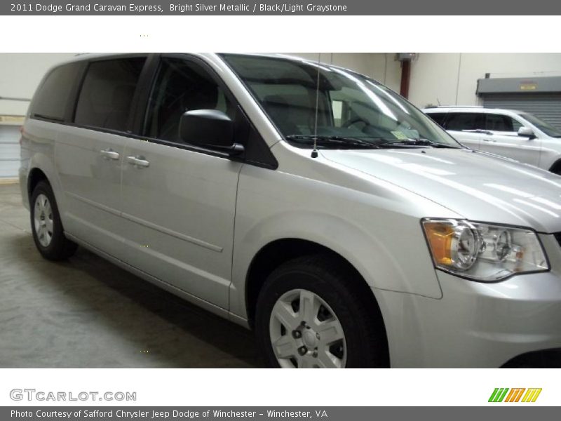 Bright Silver Metallic / Black/Light Graystone 2011 Dodge Grand Caravan Express