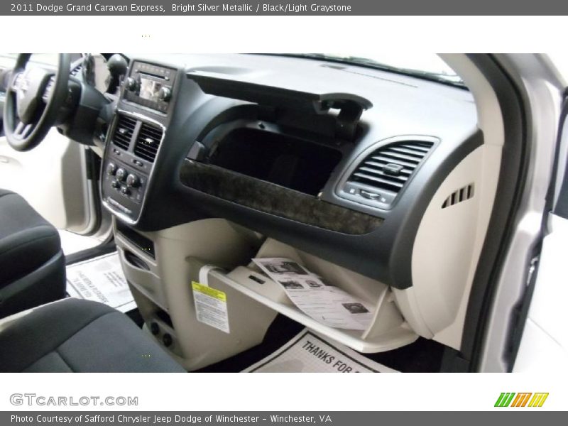 Bright Silver Metallic / Black/Light Graystone 2011 Dodge Grand Caravan Express