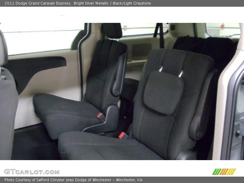 Bright Silver Metallic / Black/Light Graystone 2011 Dodge Grand Caravan Express