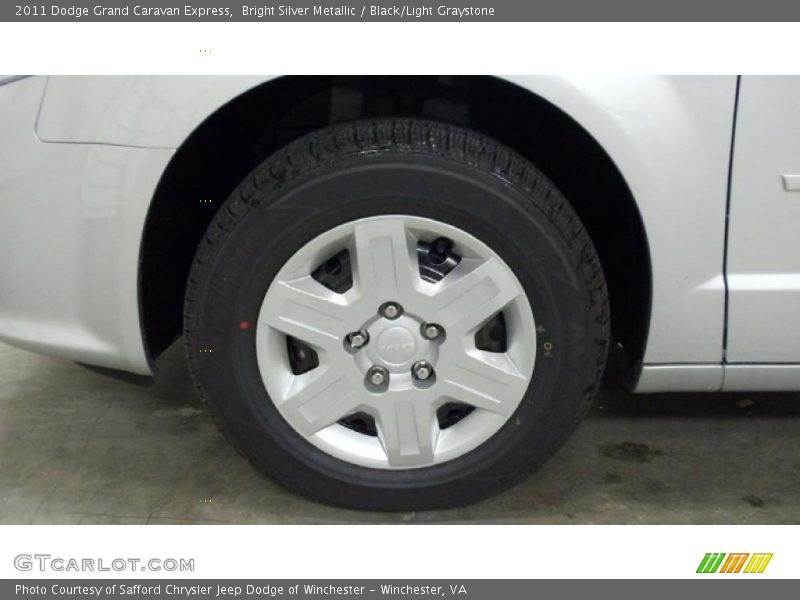Bright Silver Metallic / Black/Light Graystone 2011 Dodge Grand Caravan Express
