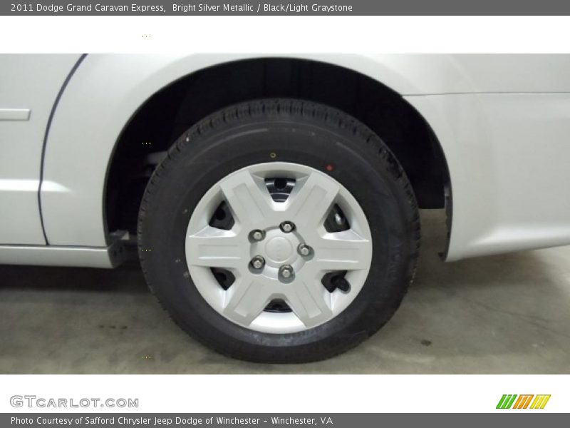 Bright Silver Metallic / Black/Light Graystone 2011 Dodge Grand Caravan Express