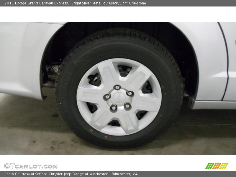 Bright Silver Metallic / Black/Light Graystone 2011 Dodge Grand Caravan Express