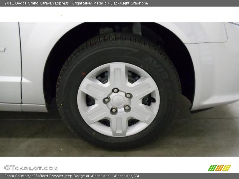 Bright Silver Metallic / Black/Light Graystone 2011 Dodge Grand Caravan Express
