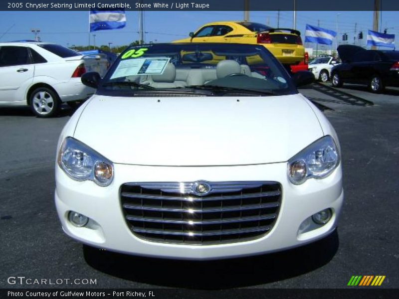 Stone White / Light Taupe 2005 Chrysler Sebring Limited Convertible