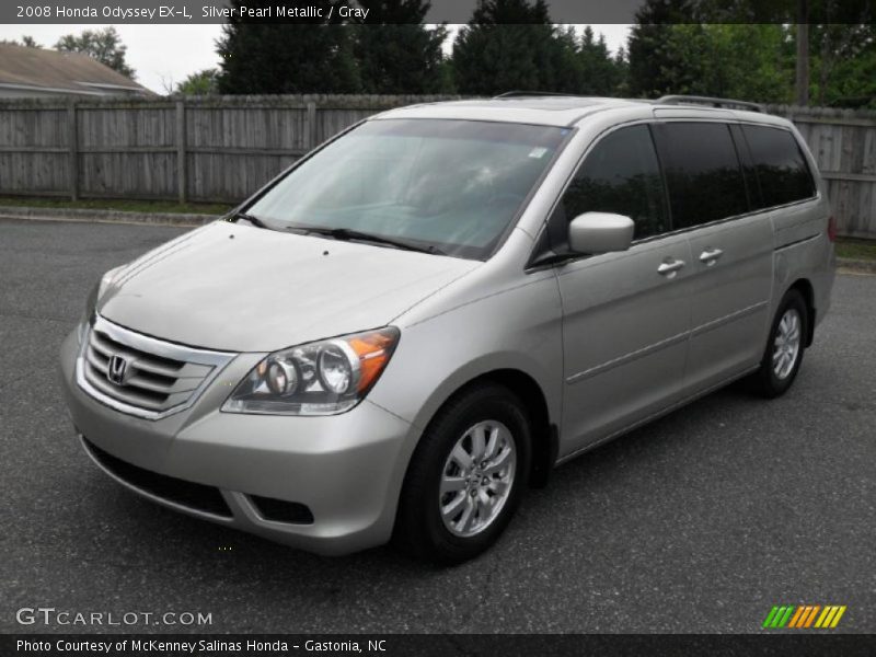 Silver Pearl Metallic / Gray 2008 Honda Odyssey EX-L