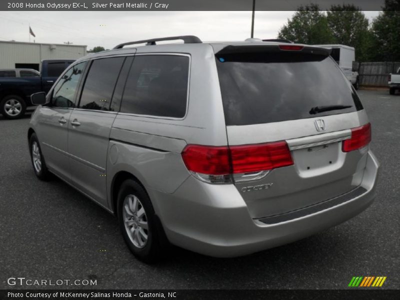 Silver Pearl Metallic / Gray 2008 Honda Odyssey EX-L
