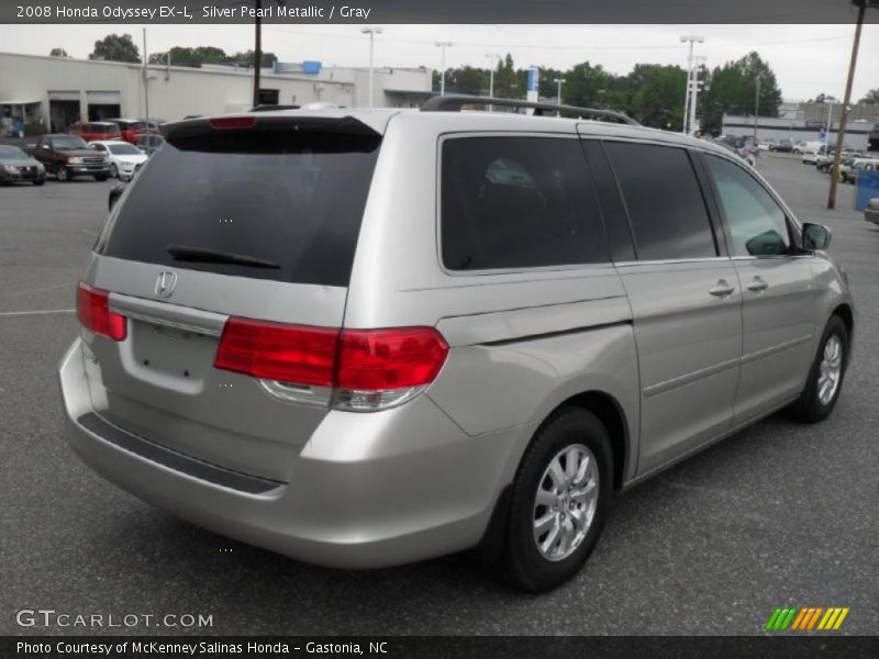 Silver Pearl Metallic / Gray 2008 Honda Odyssey EX-L