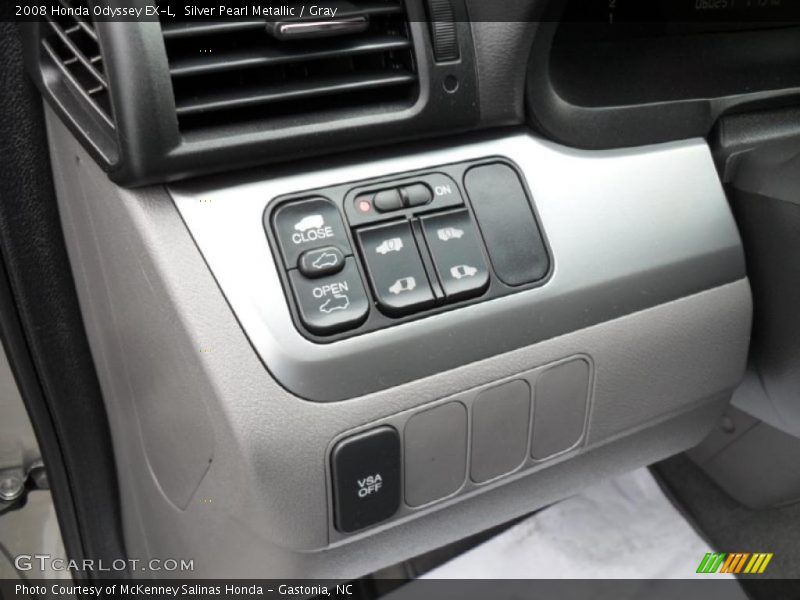 Silver Pearl Metallic / Gray 2008 Honda Odyssey EX-L