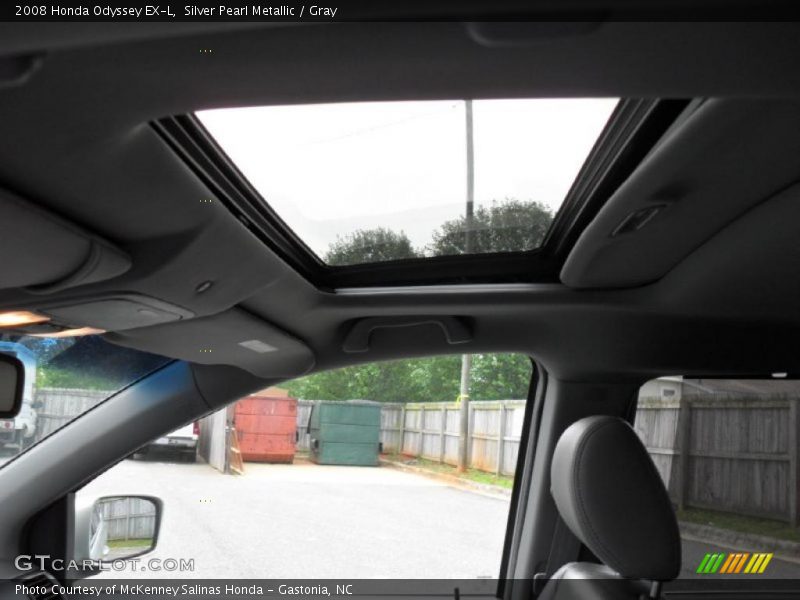 Silver Pearl Metallic / Gray 2008 Honda Odyssey EX-L