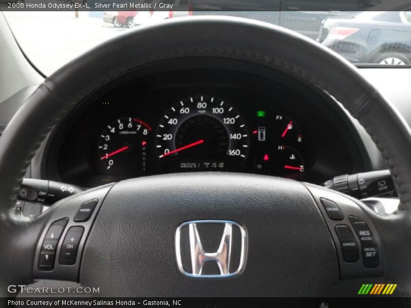 Silver Pearl Metallic / Gray 2008 Honda Odyssey EX-L