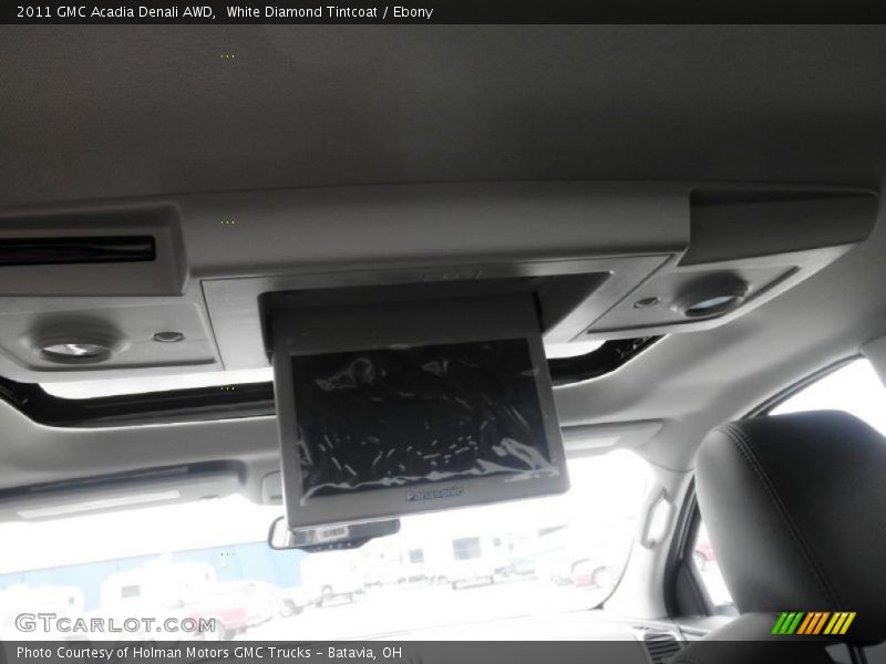 White Diamond Tintcoat / Ebony 2011 GMC Acadia Denali AWD