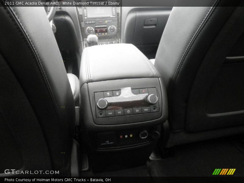 White Diamond Tintcoat / Ebony 2011 GMC Acadia Denali AWD
