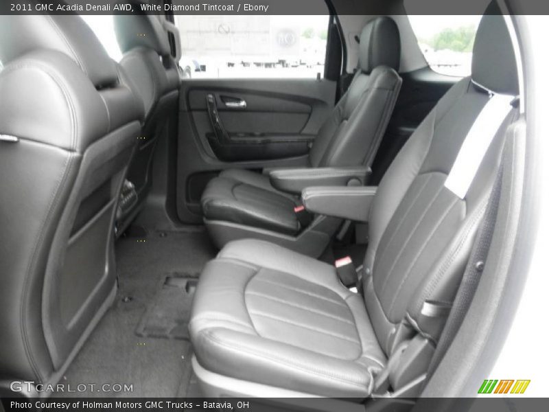 White Diamond Tintcoat / Ebony 2011 GMC Acadia Denali AWD
