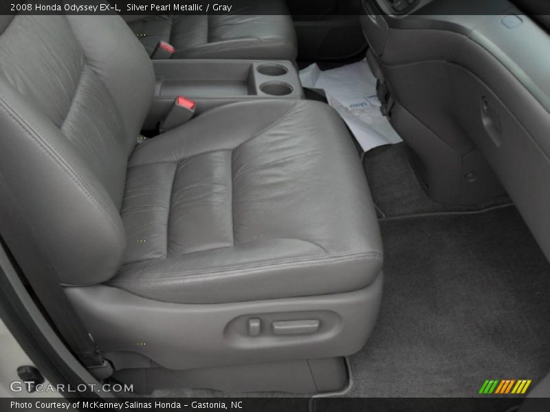 Silver Pearl Metallic / Gray 2008 Honda Odyssey EX-L