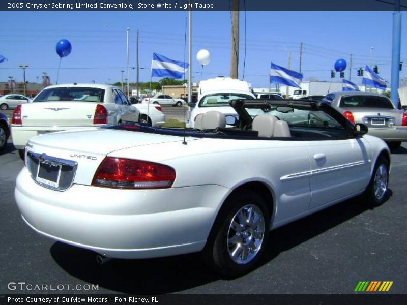 Stone White / Light Taupe 2005 Chrysler Sebring Limited Convertible