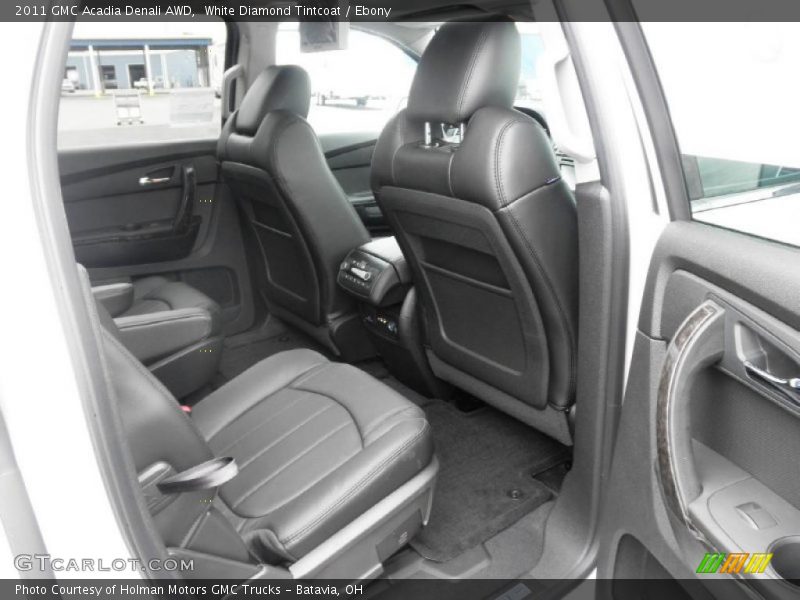 White Diamond Tintcoat / Ebony 2011 GMC Acadia Denali AWD