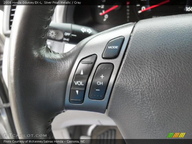 Silver Pearl Metallic / Gray 2008 Honda Odyssey EX-L