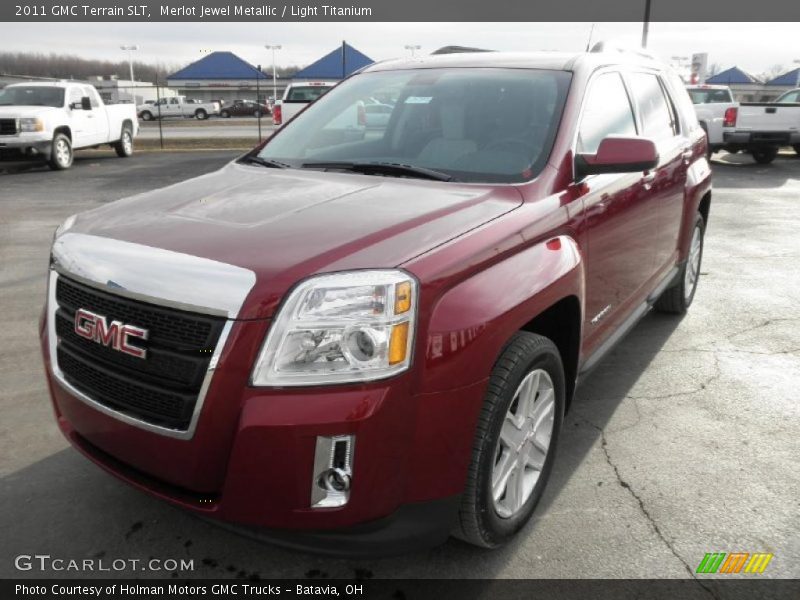 Merlot Jewel Metallic / Light Titanium 2011 GMC Terrain SLT