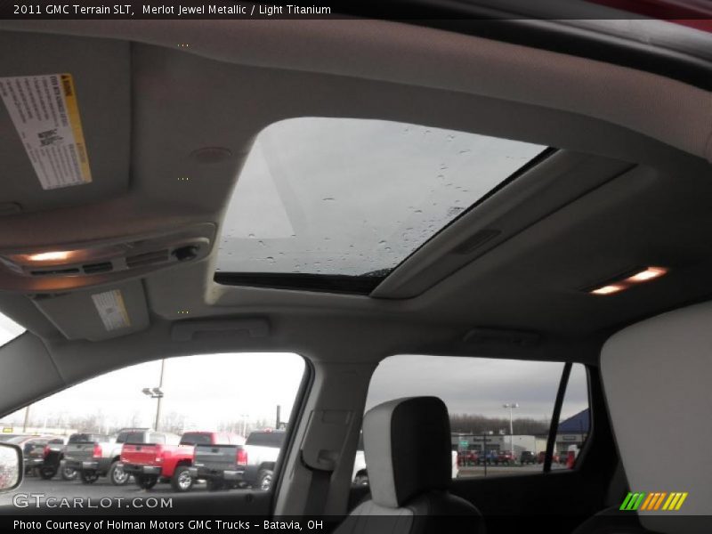 Merlot Jewel Metallic / Light Titanium 2011 GMC Terrain SLT