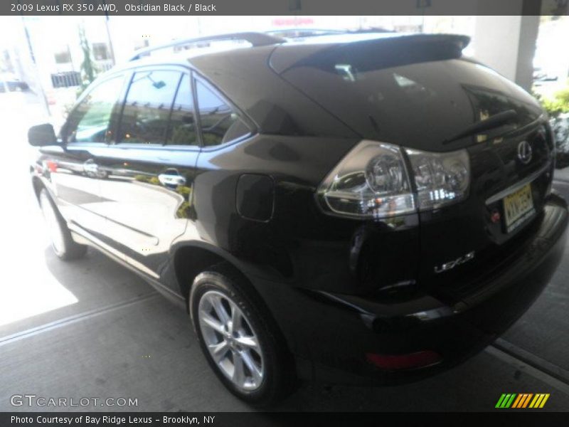 Obsidian Black / Black 2009 Lexus RX 350 AWD