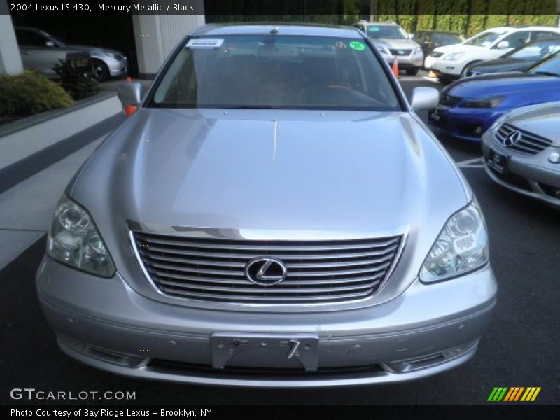 Mercury Metallic / Black 2004 Lexus LS 430
