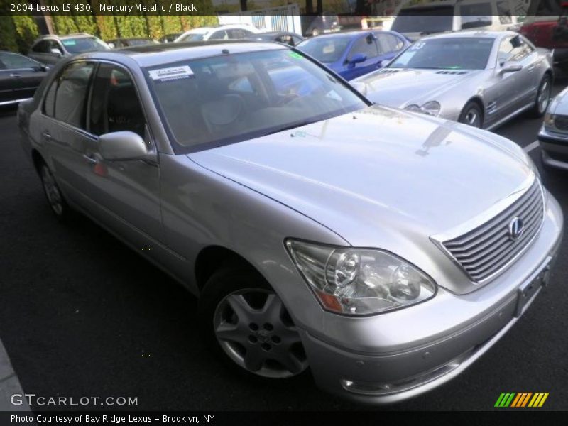 Mercury Metallic / Black 2004 Lexus LS 430