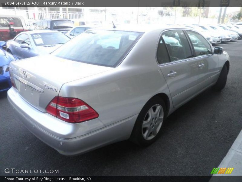 Mercury Metallic / Black 2004 Lexus LS 430