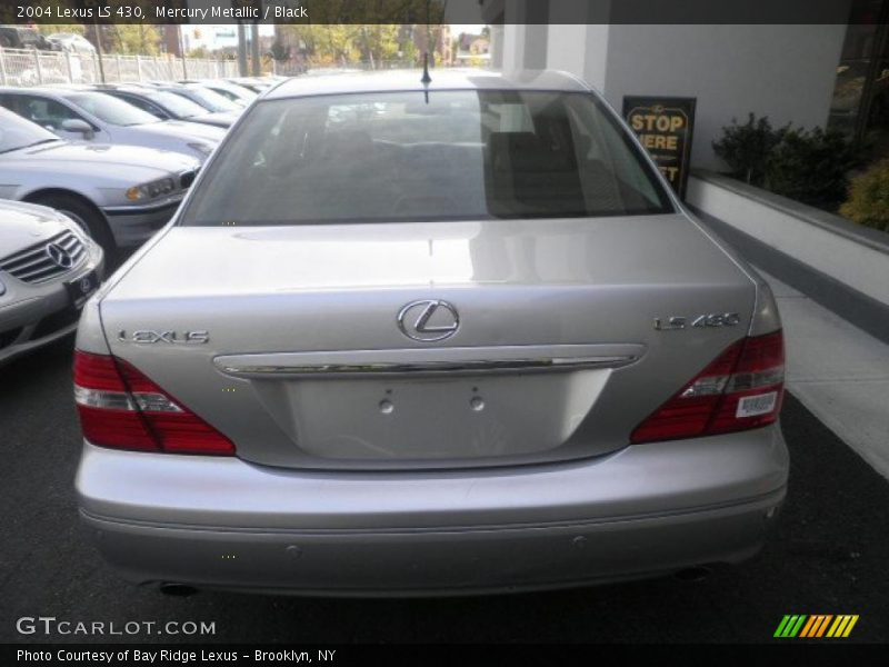 Mercury Metallic / Black 2004 Lexus LS 430