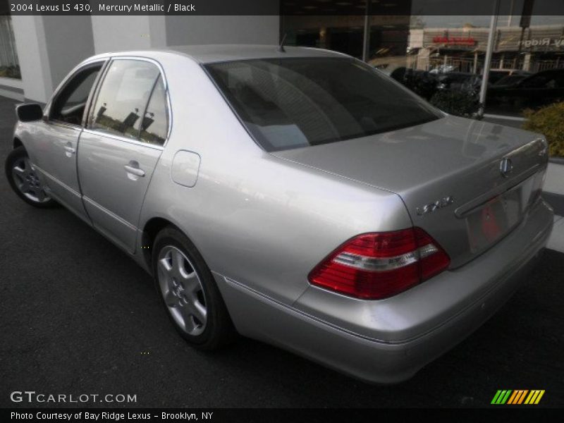 Mercury Metallic / Black 2004 Lexus LS 430