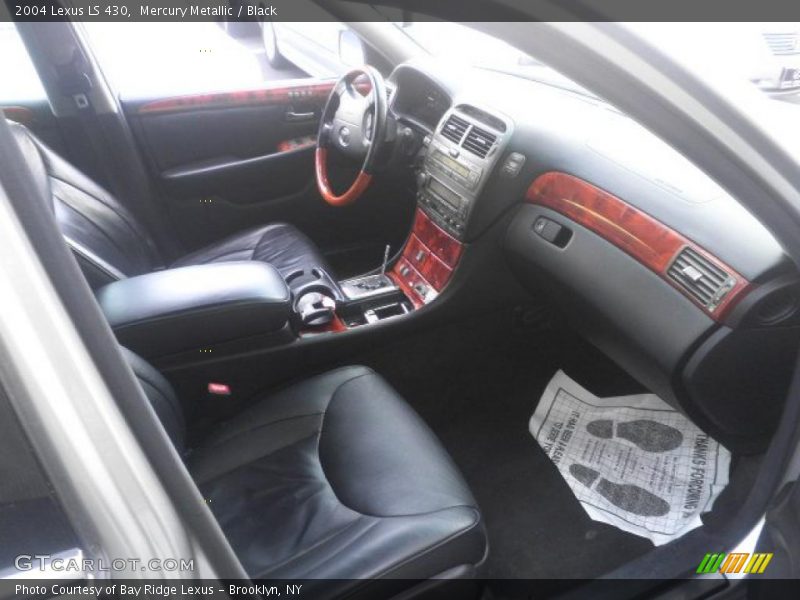 Mercury Metallic / Black 2004 Lexus LS 430