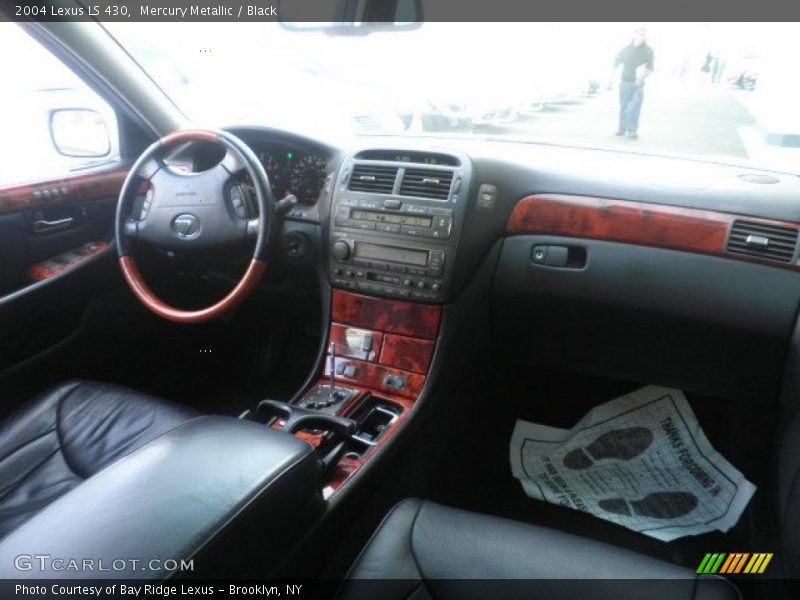 Mercury Metallic / Black 2004 Lexus LS 430