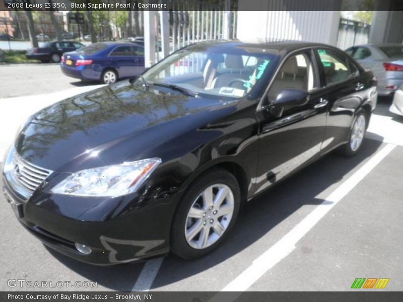 Black Sapphire Pearl / Cashmere 2008 Lexus ES 350