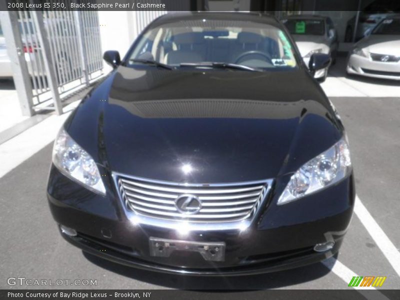 Black Sapphire Pearl / Cashmere 2008 Lexus ES 350
