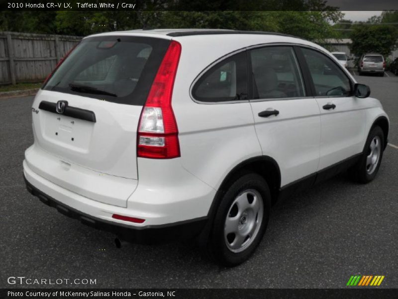Taffeta White / Gray 2010 Honda CR-V LX