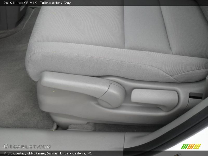 Taffeta White / Gray 2010 Honda CR-V LX