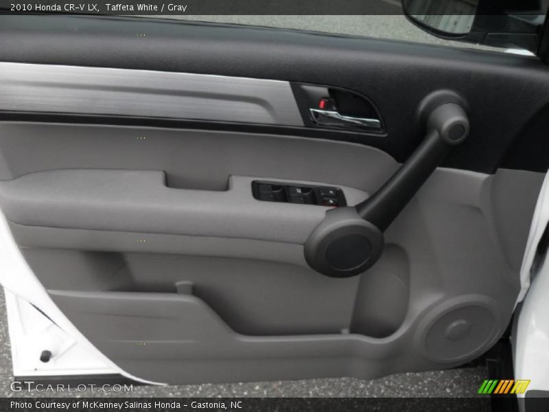 Taffeta White / Gray 2010 Honda CR-V LX