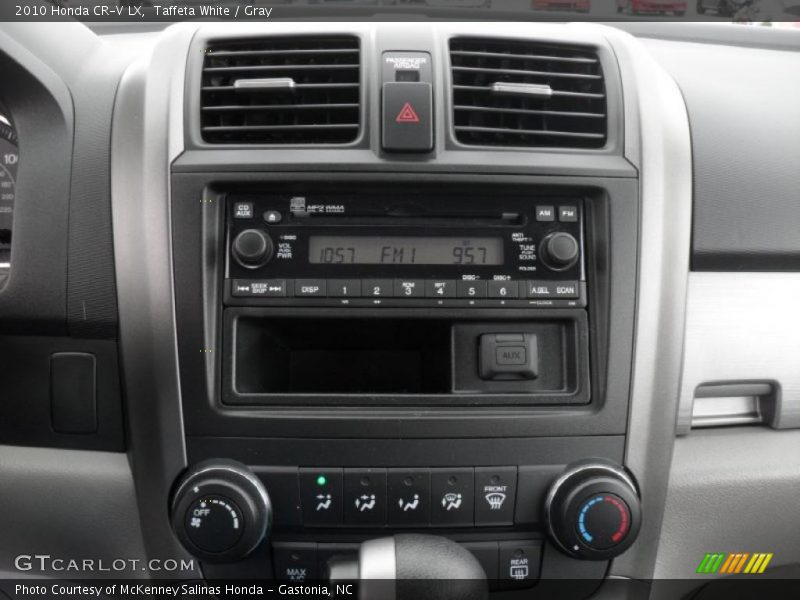 Taffeta White / Gray 2010 Honda CR-V LX