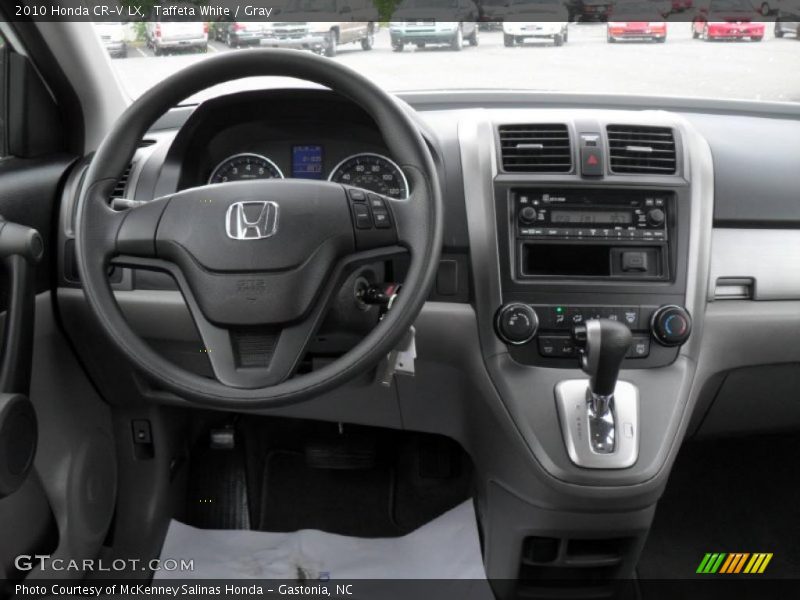Taffeta White / Gray 2010 Honda CR-V LX